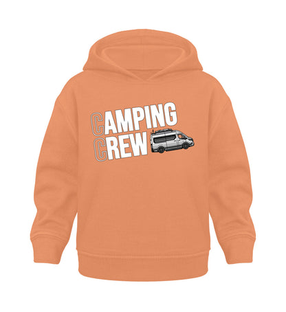 Camping Crew Baby Organic Vanlife Hoodie in Volcano Stone