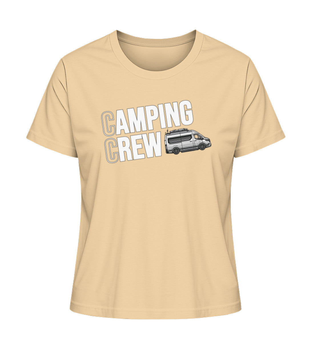 Camping Crew Damen Organic Vanlife T-Shirt in Nispero