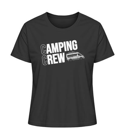 Camping Crew Damen Organic Vanlife T-Shirt in Schwarz