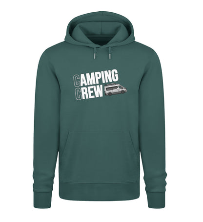 Camping Crew Herren Organic Vanlife Hoodie in Glazed Green