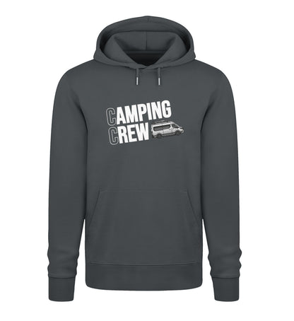 Camping Crew Herren Organic Vanlife Hoodie in India Ink Grey