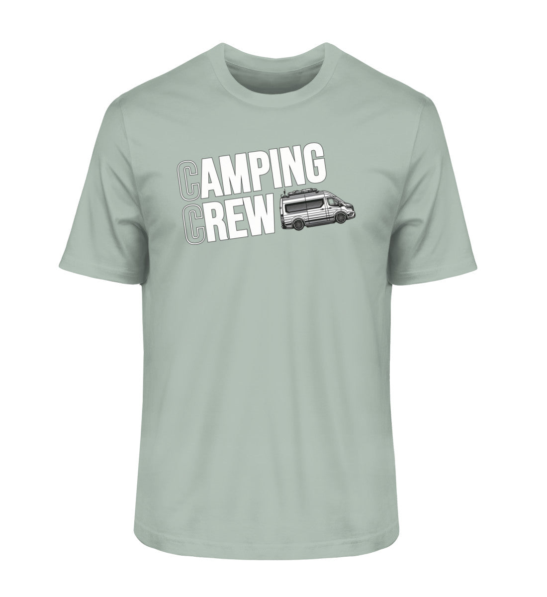 Camping Crew Herren Organic Vanlife T-Shirt in Aloe