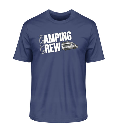 Camping Crew Herren Organic Vanlife T-Shirt in French Navy