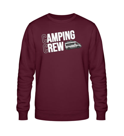 Camping Crew Herren Organic Vanlife Sweatshirt in Burgundy