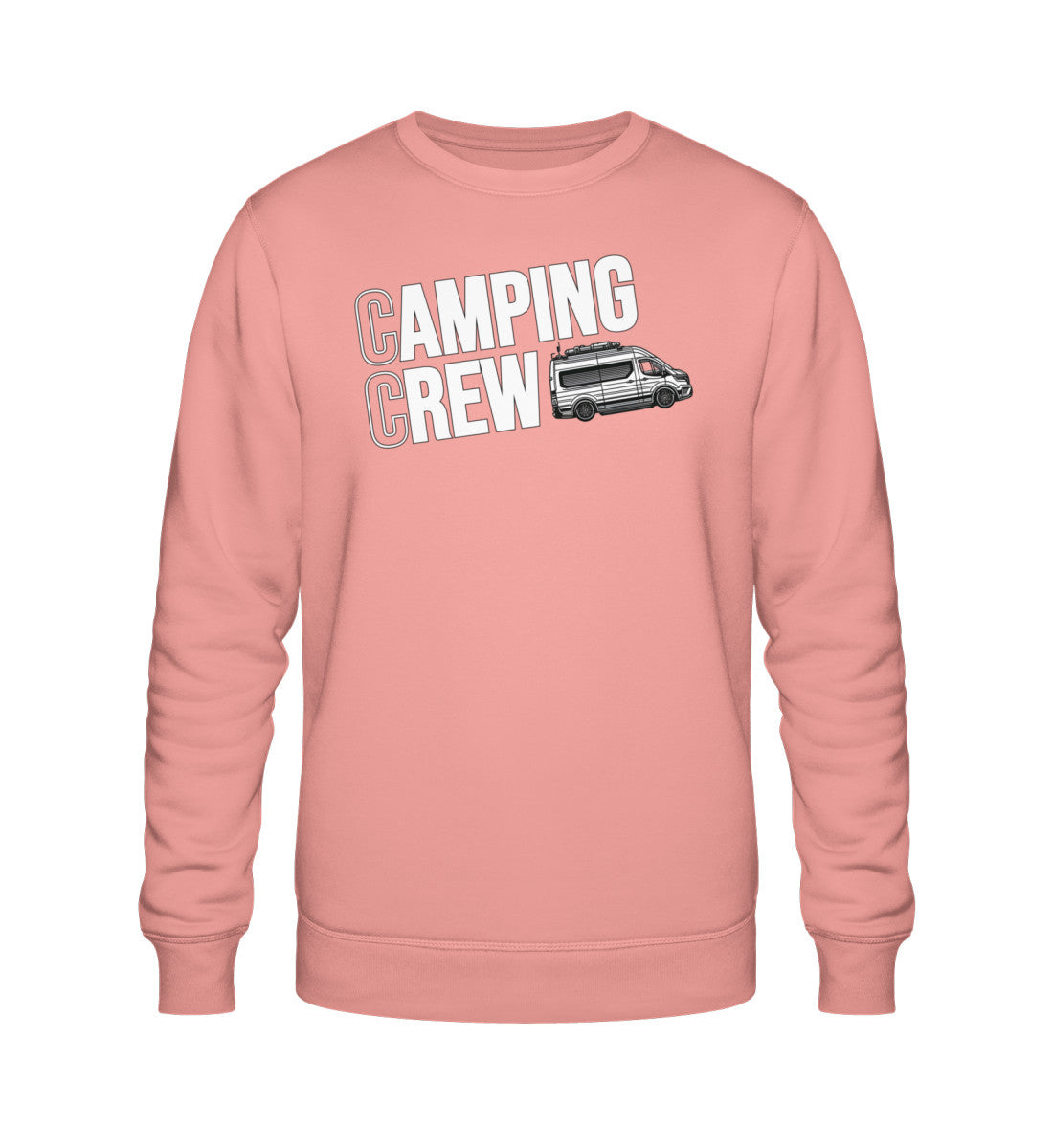 Camping Crew Herren Organic Vanlife Sweatshirt in Canyon Pink