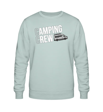 Camping Crew Herren Organic Vanlife Sweatshirt in Caribbean Blue