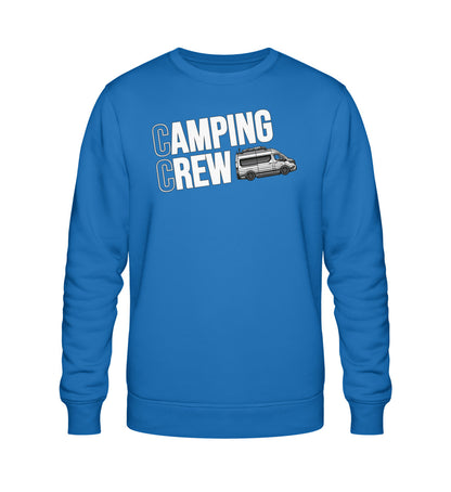 Camping Crew Herren Organic Vanlife Sweatshirt in Royal Blue