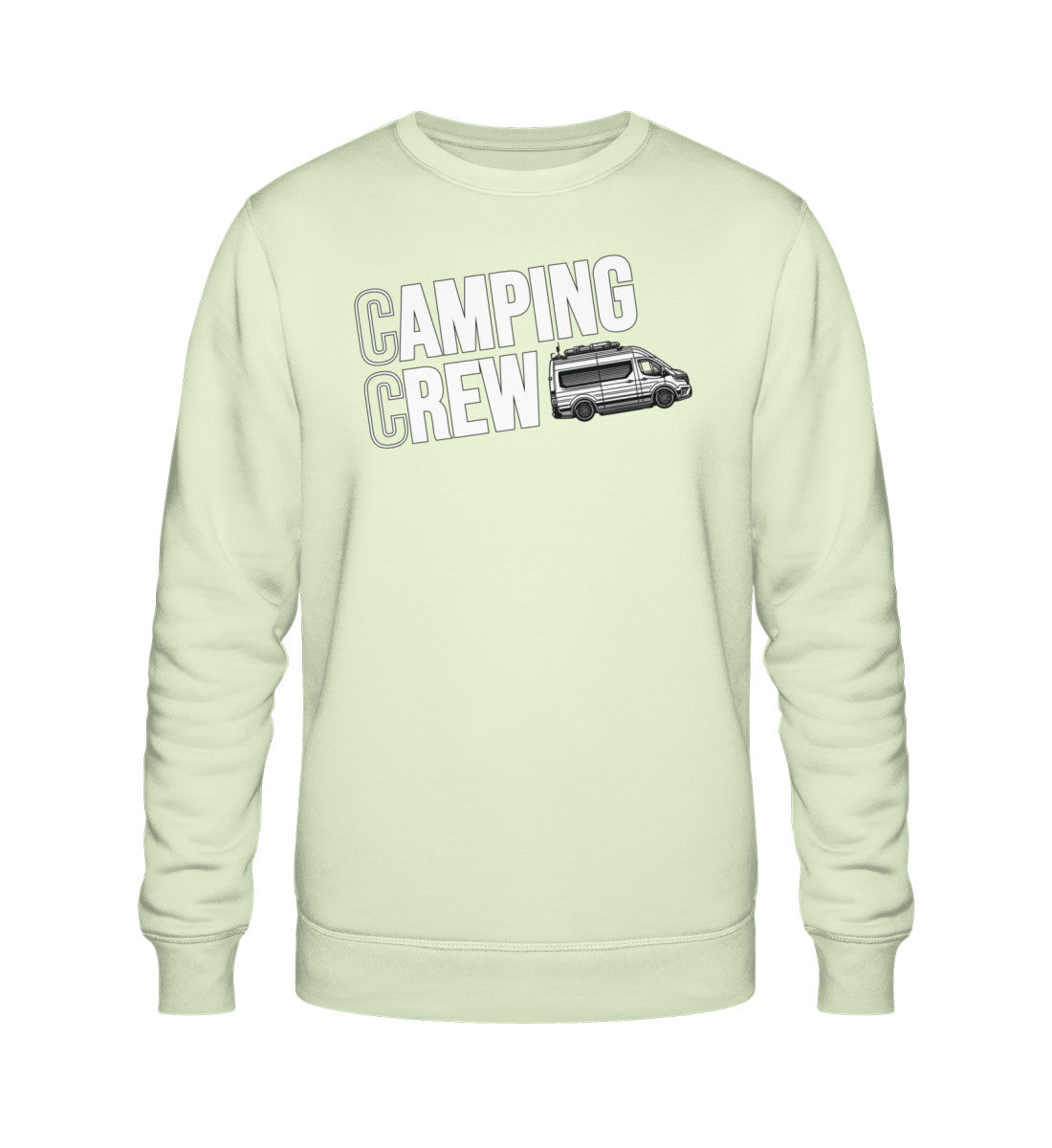 Camping Crew Herren Organic Vanlife Sweatshirt in Stem Green