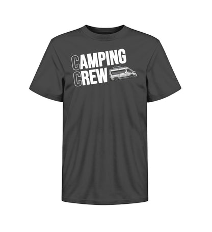 Camping Crew Kinder Organic Vanlife T-Shirt in Schwarz