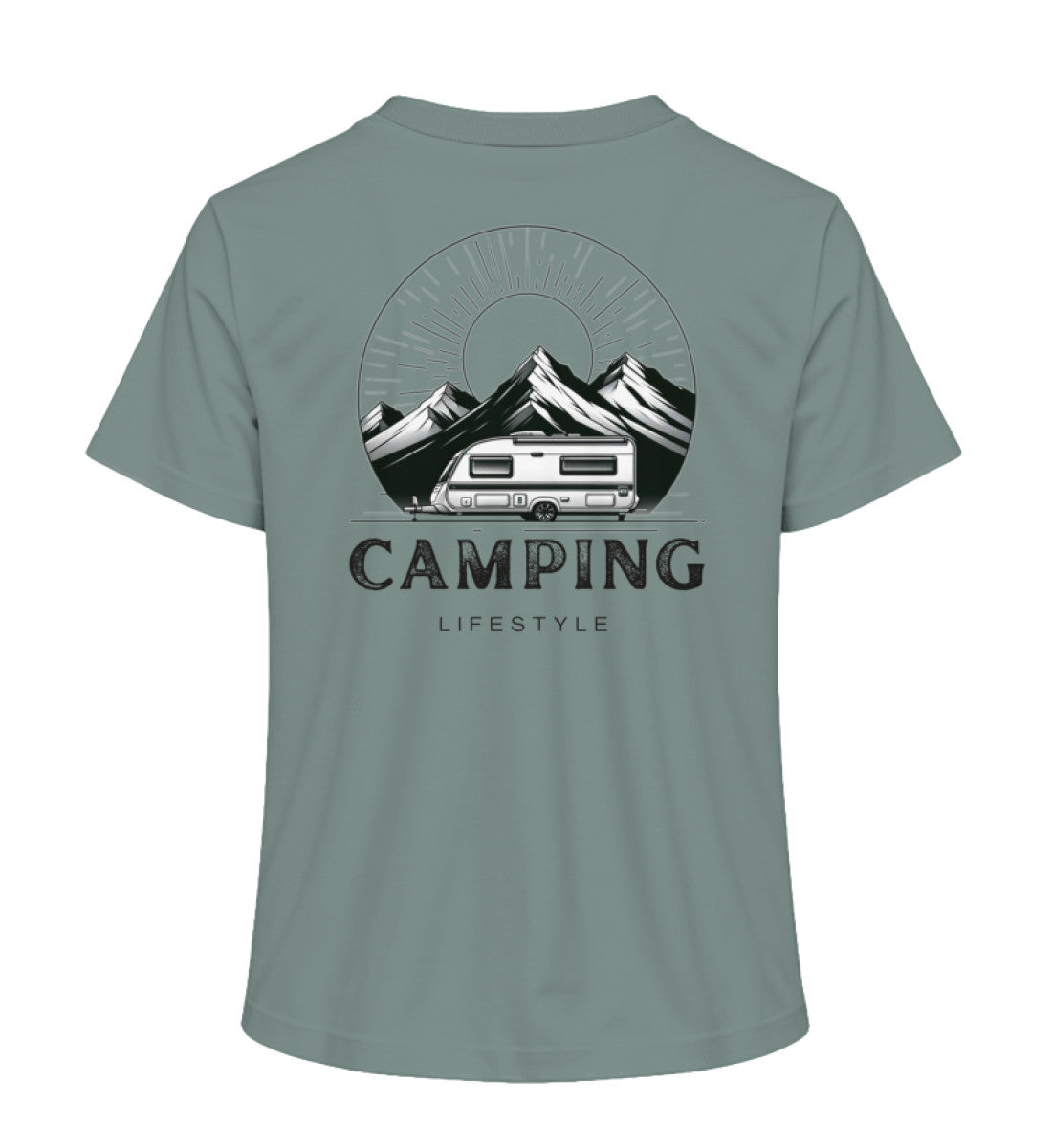 Camping Lifestyle Damen Organic T-Shirt in Green Bay