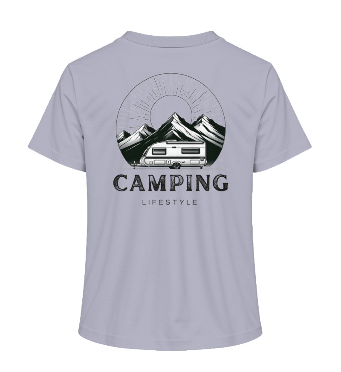 Camping Lifestyle Damen Organic T-Shirt in Lavender