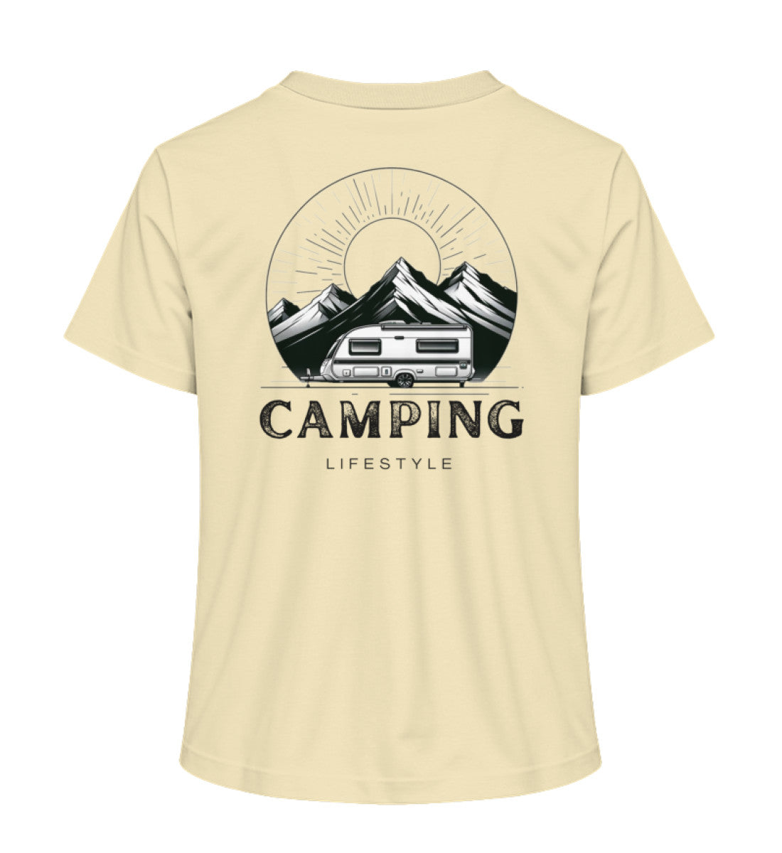 Camping Lifestyle Damen Organic T-Shirt in Natural Raw