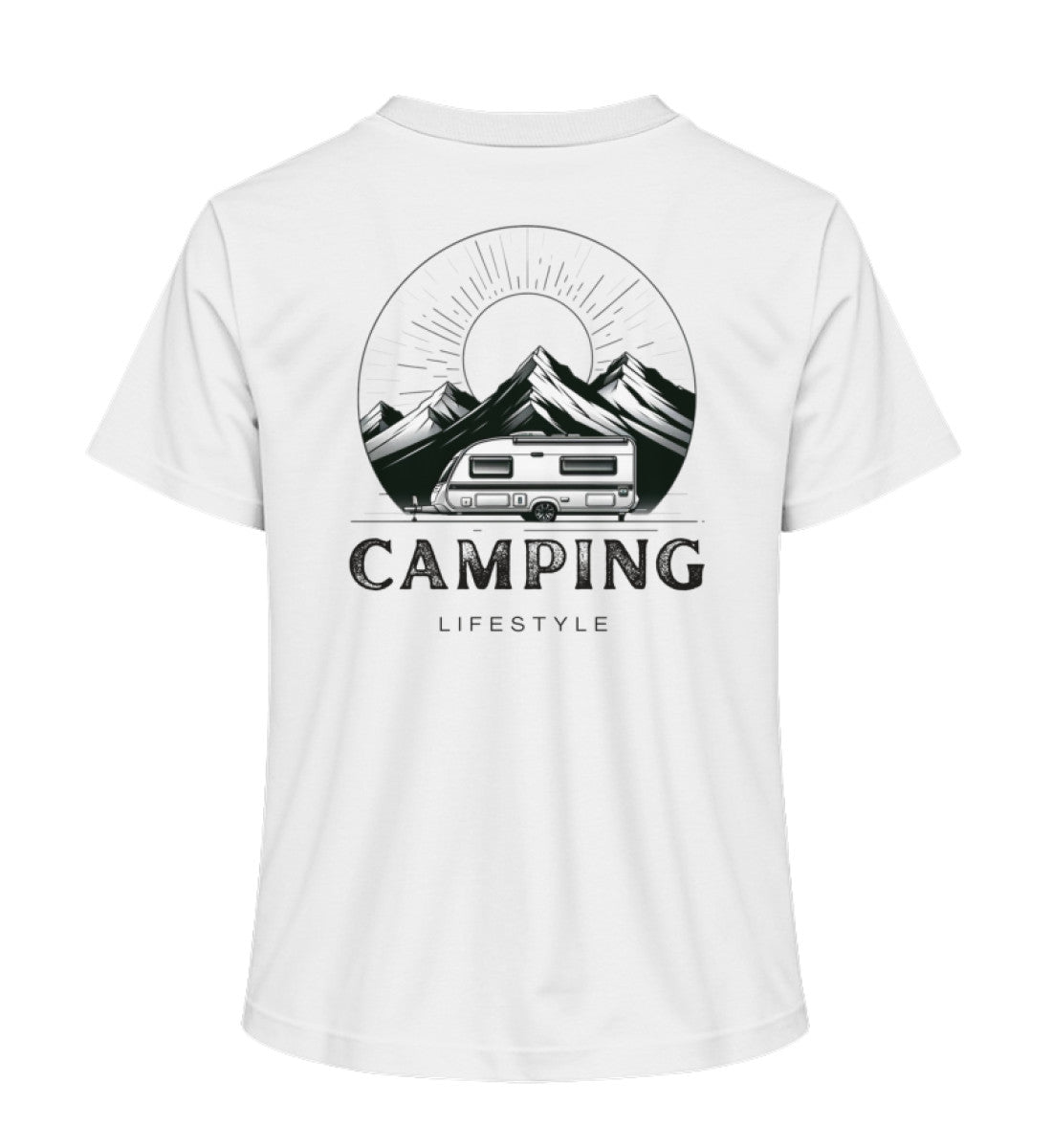 Camping Lifestyle Damen Organic T-Shirt in Weiss