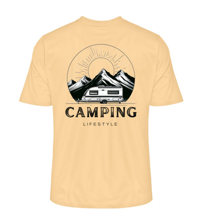 Camping Lifestyle Herren Organic T-Shirt in Nispero