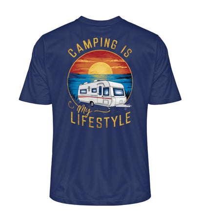 Camping my Lifestyle Hoodie für Damen in French Navy