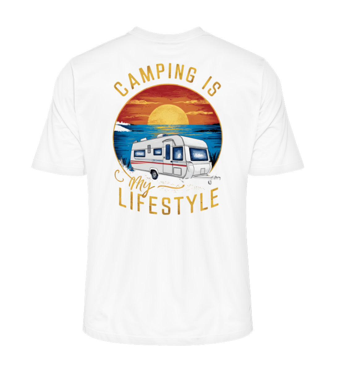 Camping my Lifestyle Hoodie für Damen in Off White