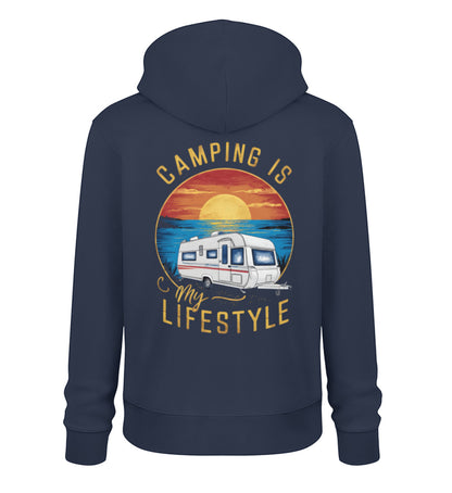 Camping my Lifestyle Hoodie für Damen in French Navy