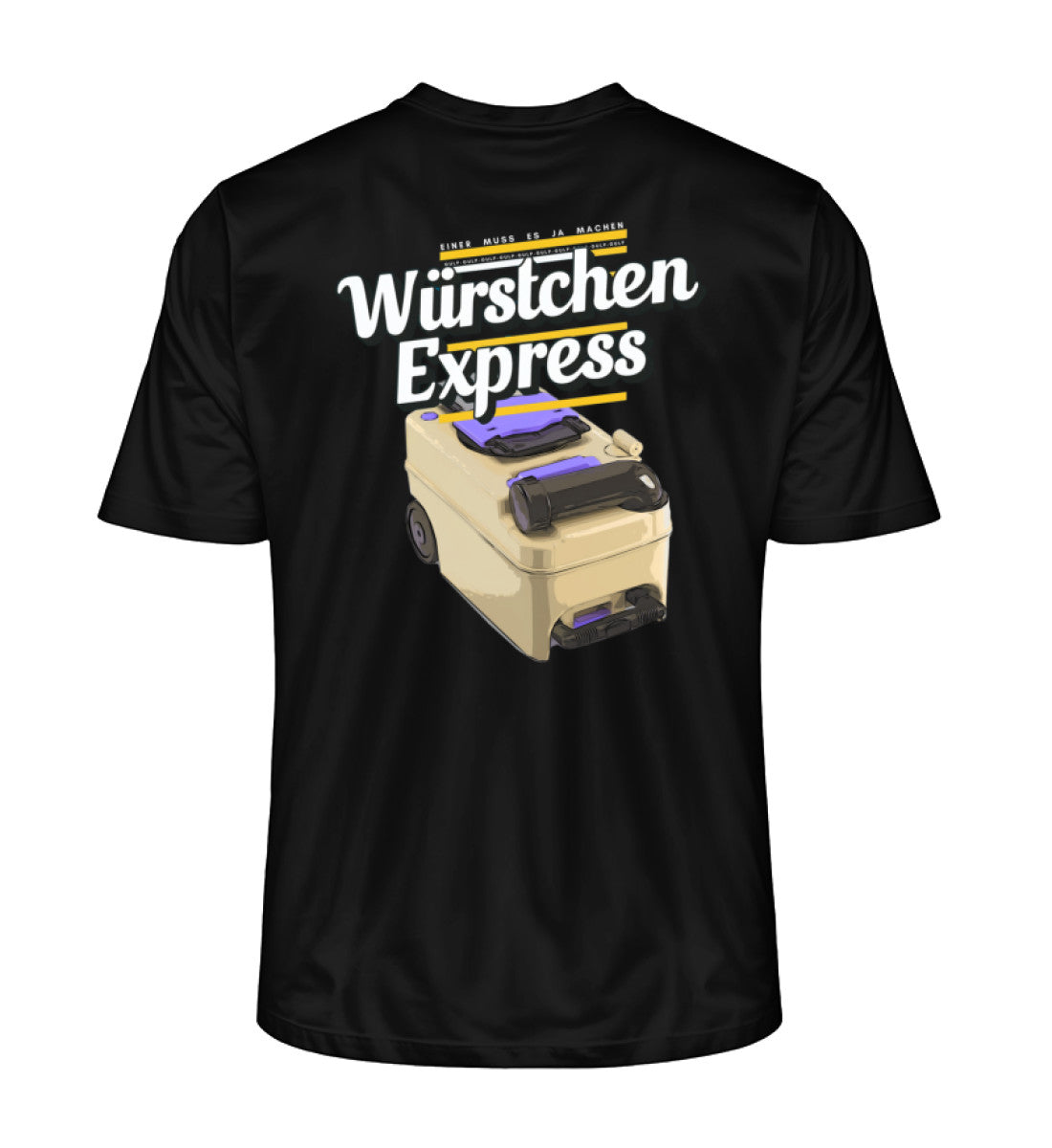 Camping Würstchen Express Herren Organic T-Shirt in Schwarz