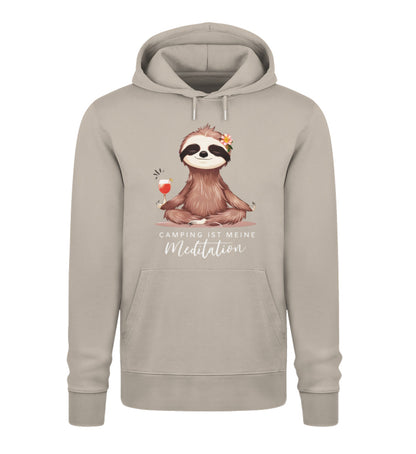 Camping ist Meditation Hoodie für Damen in Desert Dust