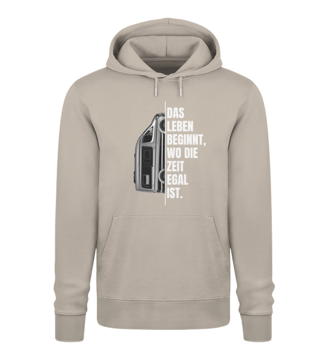 Camping ist Zeitlos Damen Vanlife Hoodie in Desert Dust