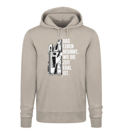 Camping ist Zeitlos Herren Wohnmobil Hoodie in Desert Dust