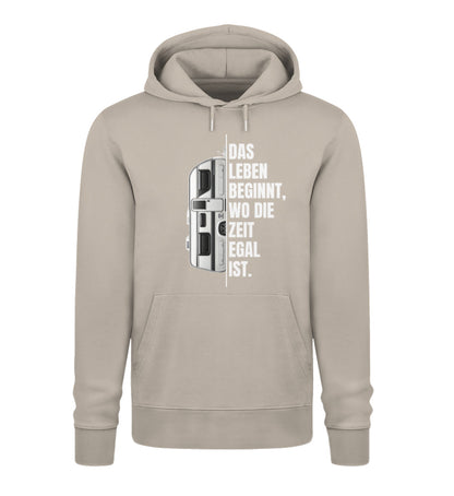 Camping ist Zeitlos Wohnwagen Herren Hoodie in Desert Dust