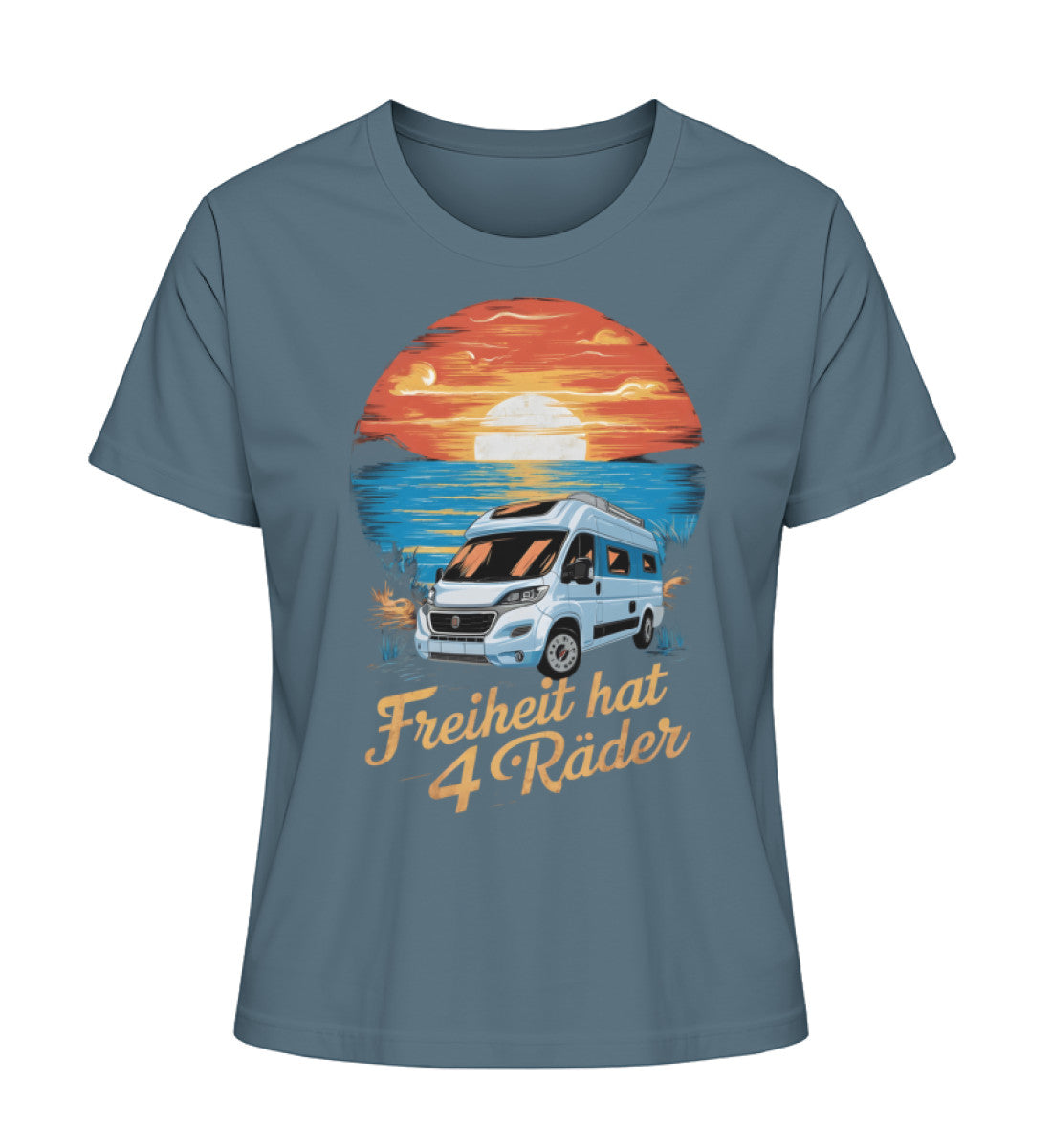 Freiheit hat 4 Räder Damen Organic Vanlife T-Shirt in Stargazer