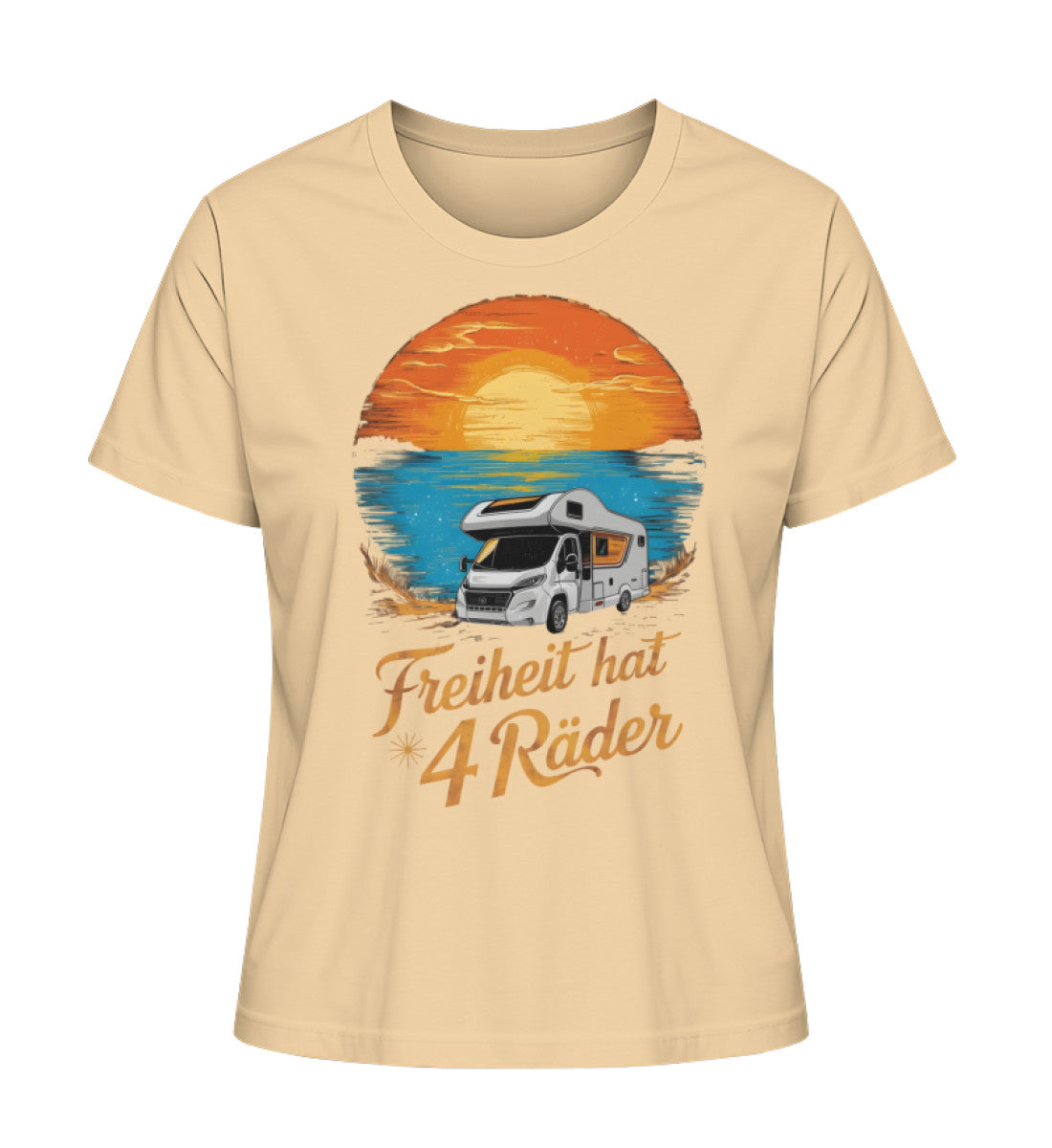 Freiheit hat 4 Räder Damen Organic Wohnmobil T-Shirt in Nispero