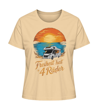 Freiheit hat 4 Räder Damen Organic Wohnmobil T-Shirt in Nispero