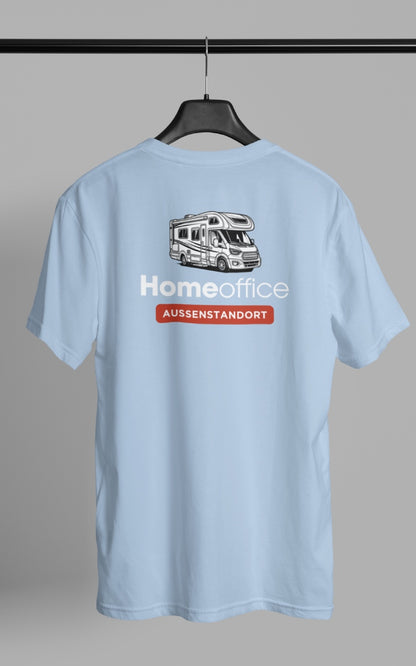 Herren Camping T-Shirt - Homeoffice Wohnmobil