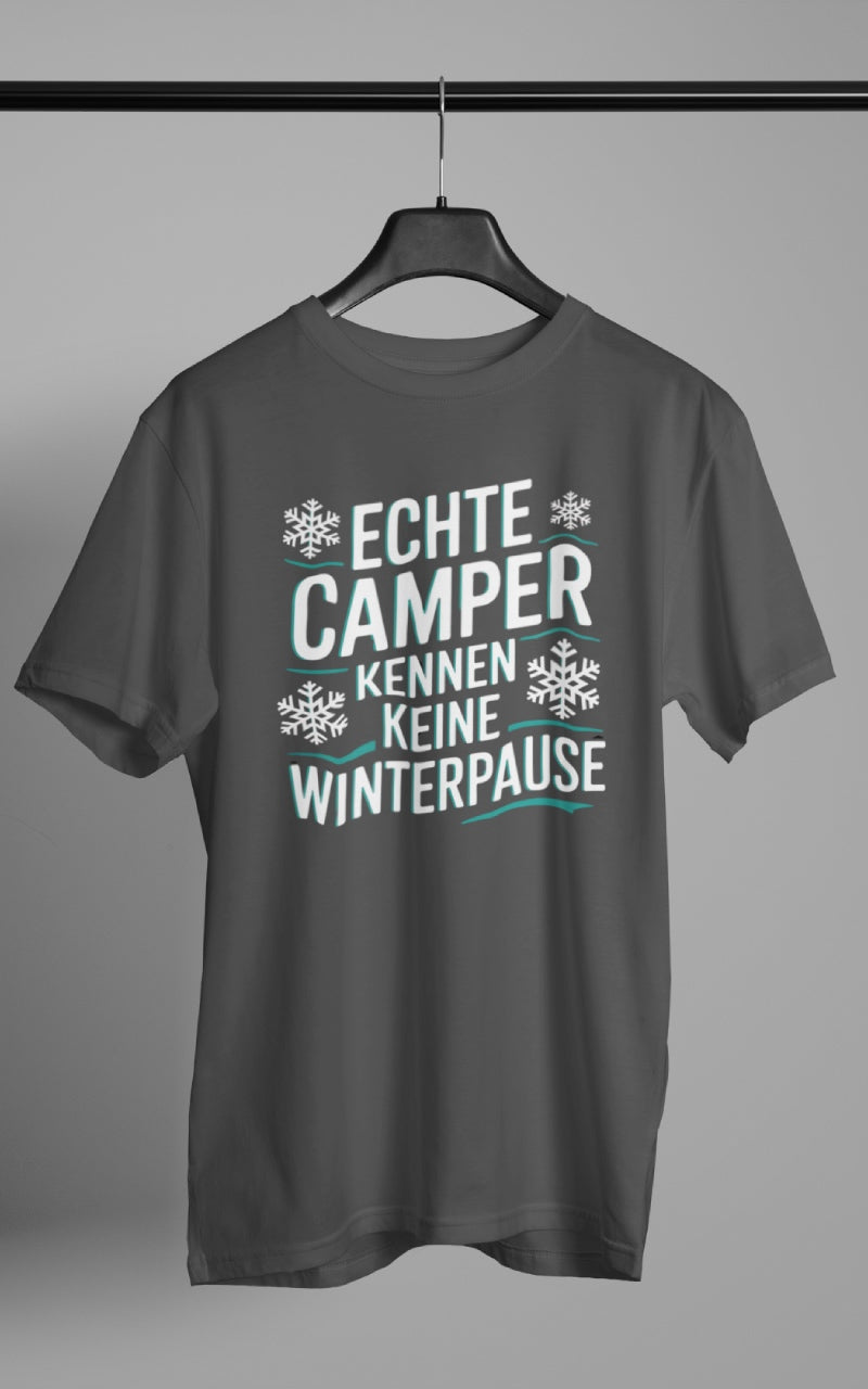 Herren Camping T-Shirt - Camper ohne Winterpause