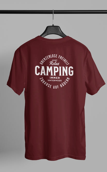 Herren Camping T-Shirt - Grenzenlose Freiheit