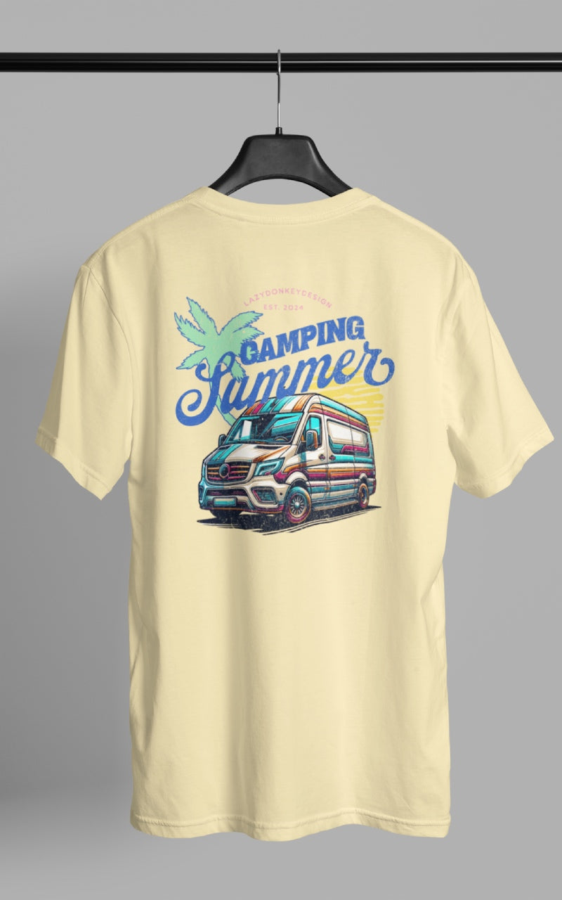 Herren Camping T-Shirt - Camping Summer