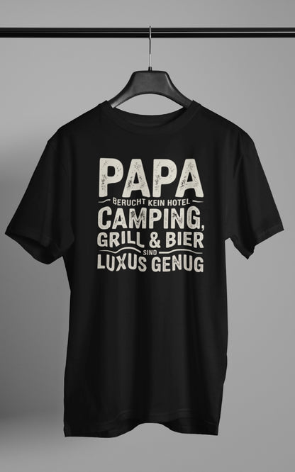 Herren Camping T-Shirt - Väter sind Helden