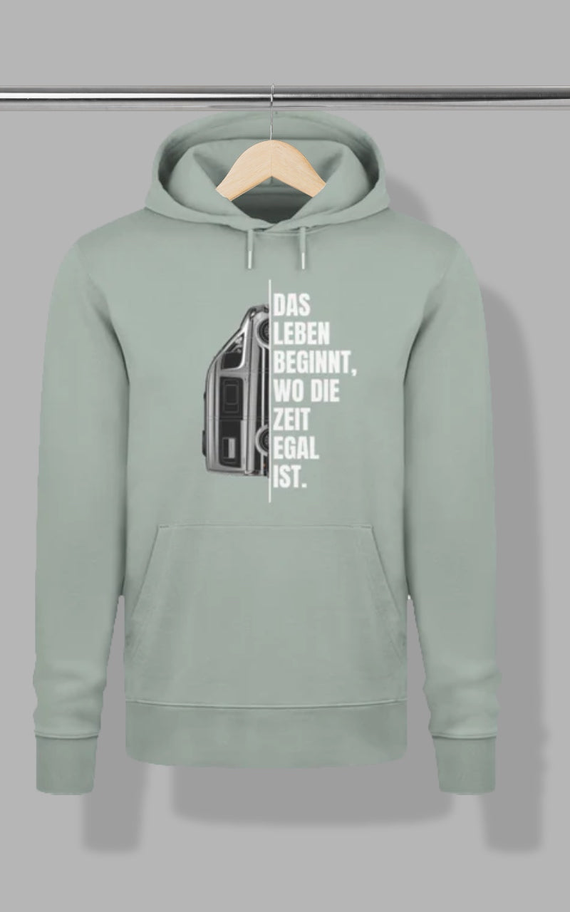 Herren Camping Hoodie - Zeitlos - Vanille