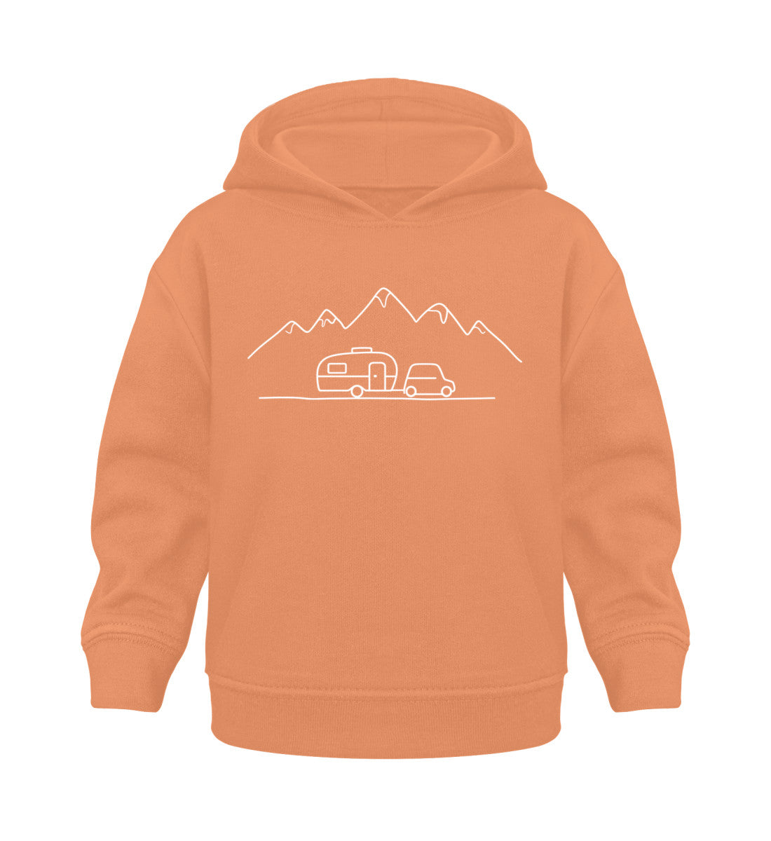 Keep it simple Baby Organic Hoodie in Volcano Stone