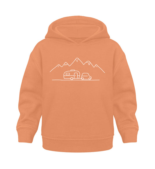 Keep it simple Baby Organic Hoodie in Volcano Stone