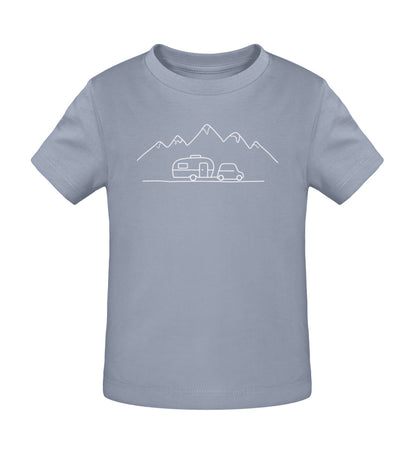 Keep it simple Baby Organic T-Shirt in Serene Blue