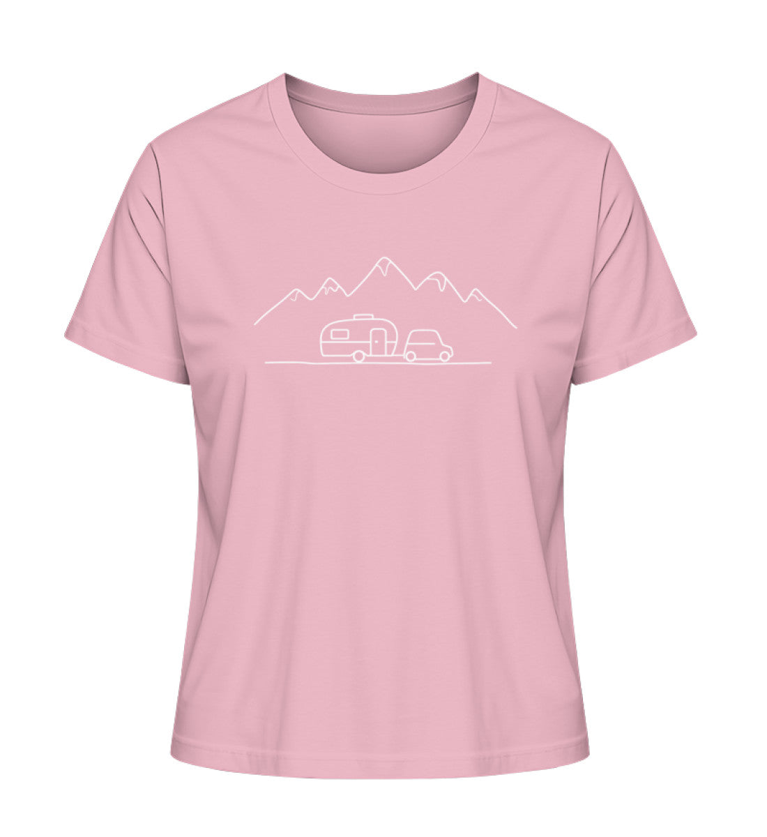 Keep it simple Damen Organic T-Shirt in Cotton Pink