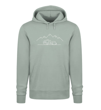 Keep it simple Herren Organic Hoodie in Aloe