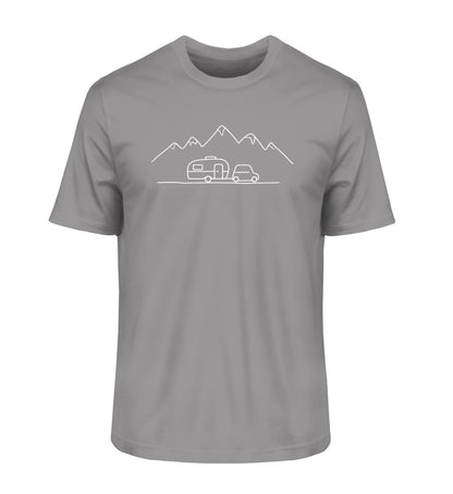 Keep it simple Herren Organic T-Shirt in Mid Heather Grey