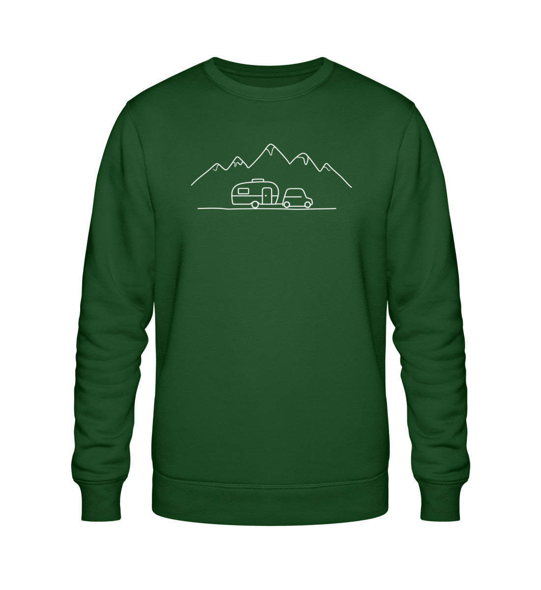 Keep it simple Herren Organic Sweatshirt in Bottle Green