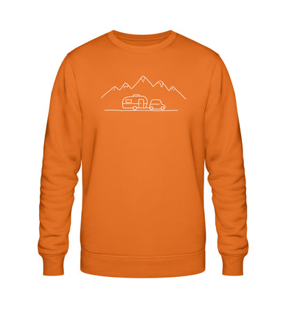 Keep it simple Herren Organic Sweatshirt in Bright Orange