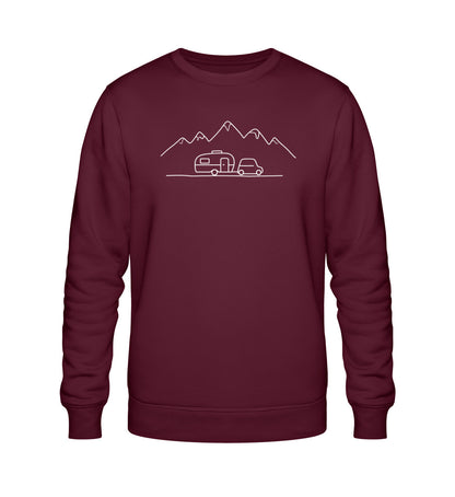 Keep it simple Herren Organic Sweatshirt in Burgundy