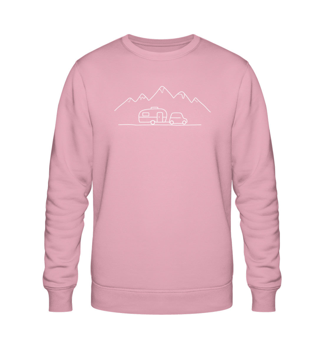 Keep it simple Herren Organic Sweatshirt in Cotton Pink