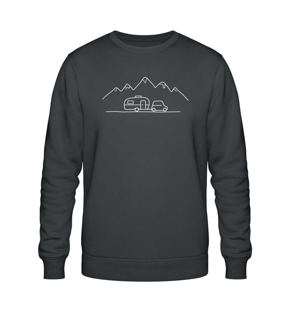 Keep it simple Herren Organic Sweatshirt in India Ink Grey