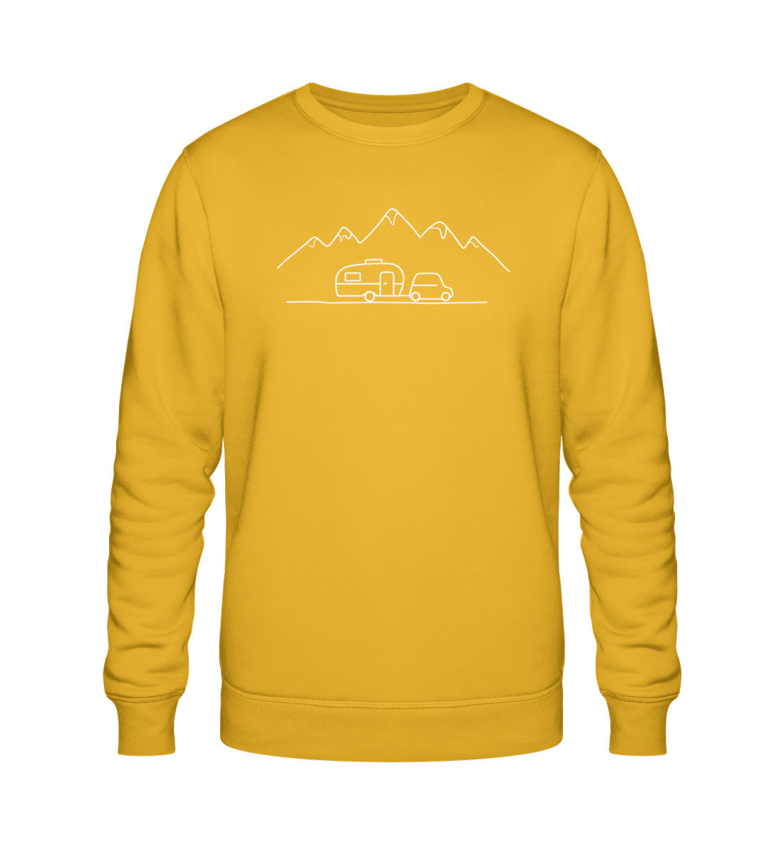 Keep it simple Herren Organic Sweatshirt in Spectra Yellow