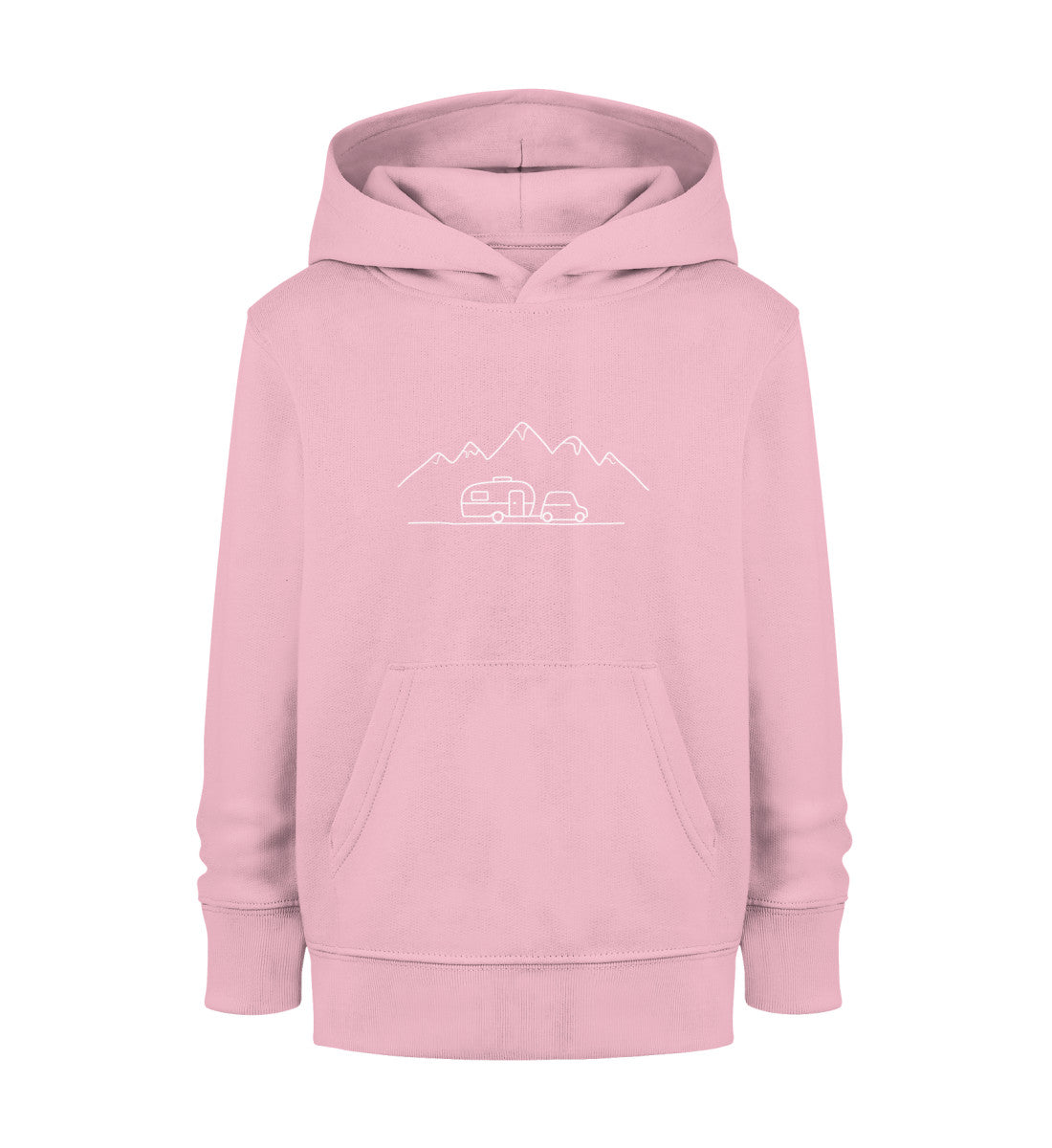 Keep it simple Kinder Organic Hoodie in Cotton Pink