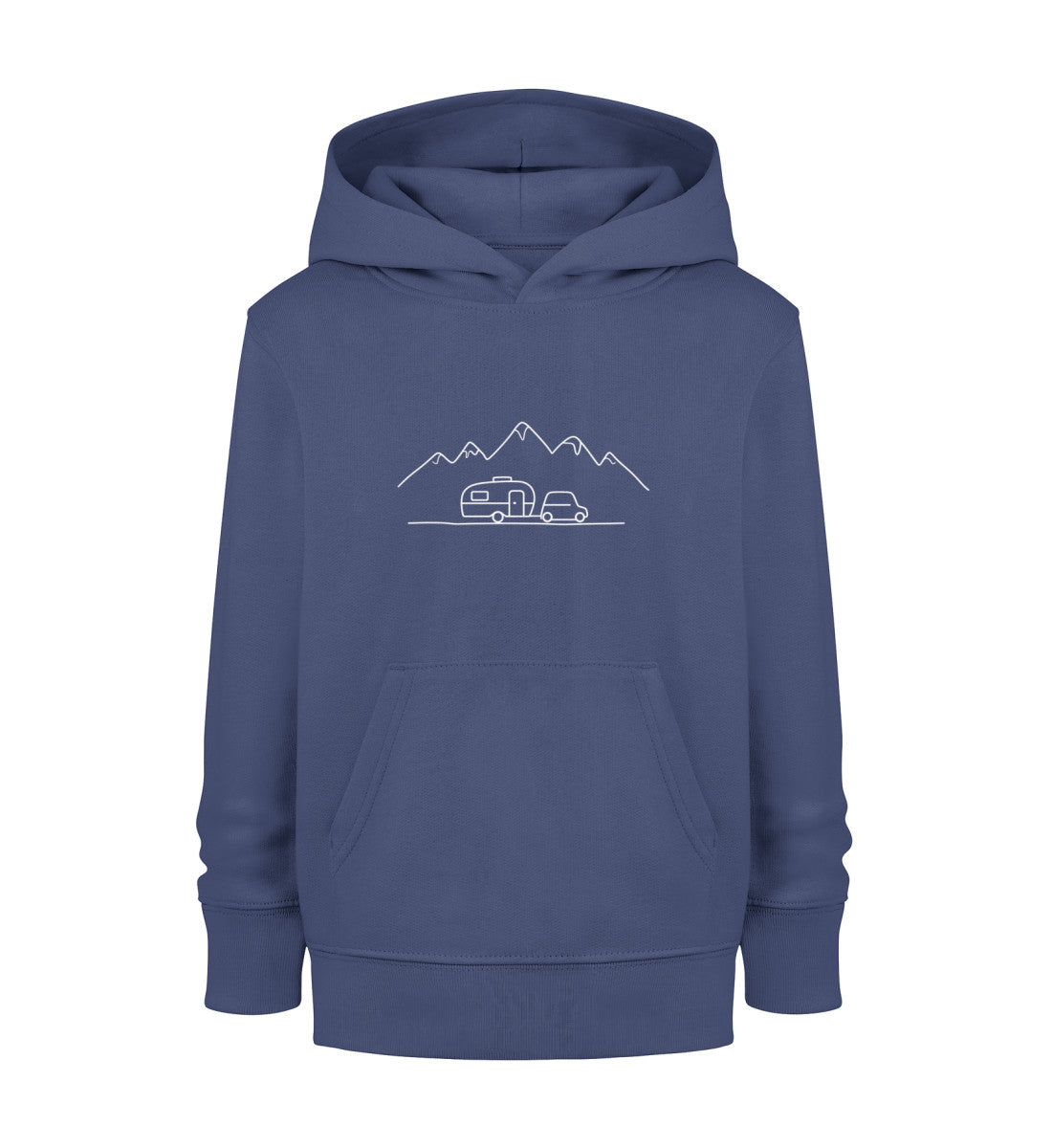 Keep it simple Kinder Organic Hoodie in French Navy