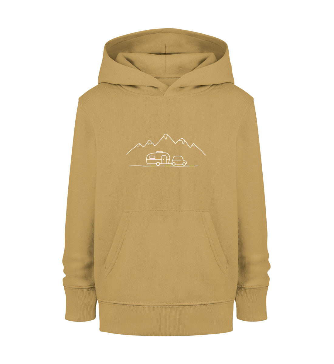 Keep it simple Kinder Organic Hoodie in Ochre